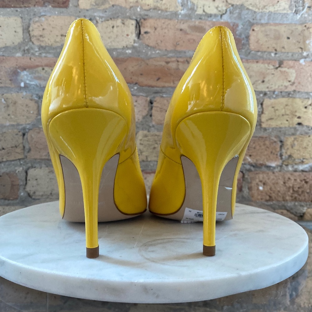Karen Millen Canary Yellow Stilettos